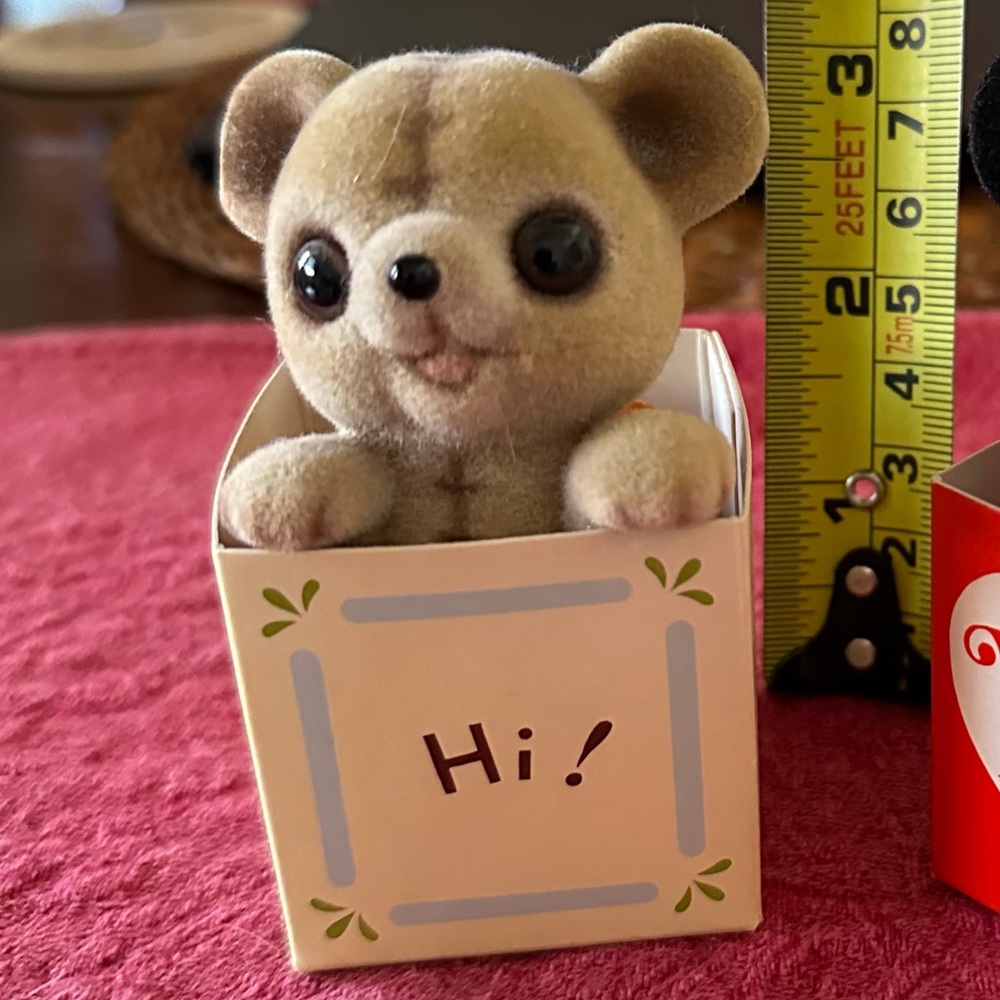 Josef Originals teddy bear in A B C box